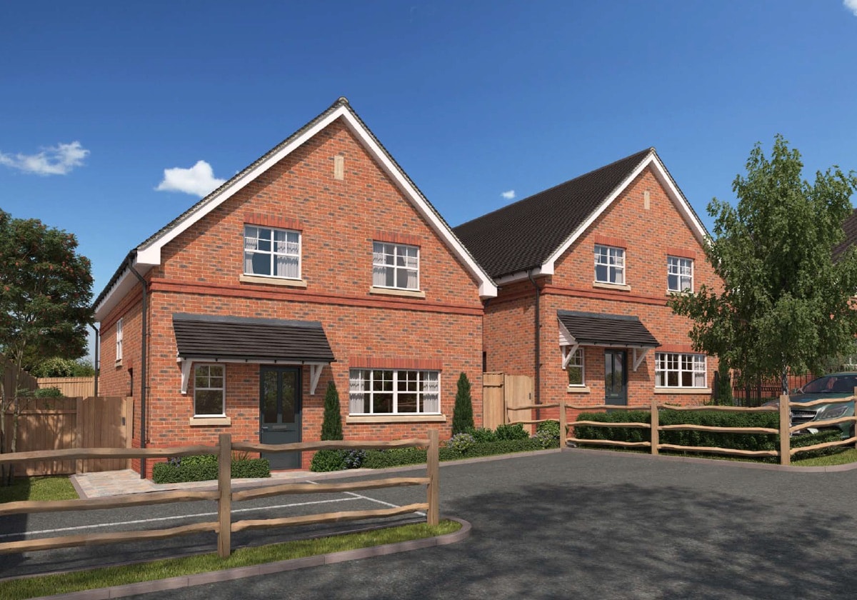 New build houses in Ashtead near Epsom in Surrey